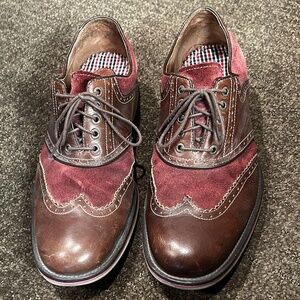 Johnston and Murphy Suede Saddle Shoes